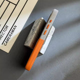 Two-Tone Leather Magnetic Card Slot Shockproof Hard Case for iPhone