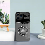 Maple Leaf Wave Pattern Full-Coverage Anti-Drop Phone Case For IPhone