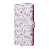 Leather Floral Design Phone Case With Card Slots For IPhone