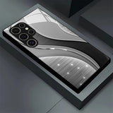 Starry Curve Tempered Glass Phone Case for Samsung