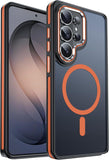 Magnetic Matte Soft‑Touch Shockproof Case for Samsung