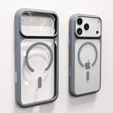 Clear Full-Coverage Magnetic Phone Case For IPhone