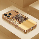 Luxury Leopard Print Gold Electroplated Case for iPhone