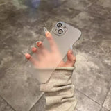 Magnetic Matte Frameless Case for iPhone
