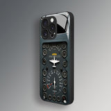 Aircraft Dashboard Pattern Electroplated Case for iPhone