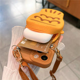Creative Fish-shaped Wallet Crossbody Case for iPhone