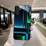Creative Pattern Tempered Glass Phone Case For Samsung