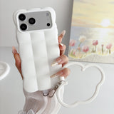 Cloud Lanyard Loop Silicone Shockproof Case for iPhone