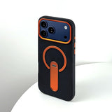 Premium Leather Texture Magnetic Kickstand Shockproof Case for iPhone