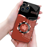 Maple Leaf Wave Pattern Full-Coverage Anti-Drop Phone Case For IPhone