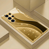 Starry Curve Tempered Glass Phone Case for Samsung