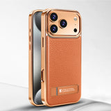Magnetic Charging with Stand Leather Case for iPhone