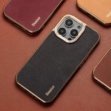 Luxury Real Leather Business Case for iPhone