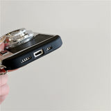 3D Retro Camera Design Phone Case with Lanyard for iPhone