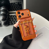 Roman Column Angel Design Hollowed-Out Shockproof Case For IPhone