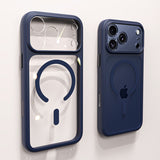 Clear Full-Coverage Magnetic Phone Case For IPhone