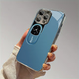 Gradient Clock Pattern Electroplated Case for iPhone