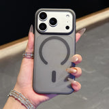 Matte Clear Magnetic Case for iPhone