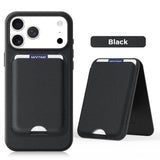 Tech Fabric Card Holder Magnetic Shockproof Case for iPhone