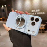 Rotatable Mirror Kickstand Shockproof Case for iPhone