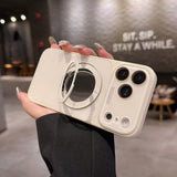Rotatable Mirror Kickstand Shockproof Case for iPhone