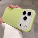 Jelly Liquid Silicone Anti-Fingerprint & Shockproof Phone Case for iPhone