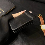 Vintage Waxed Leather Magnetic Shockproof Case for Samsung Z Flip