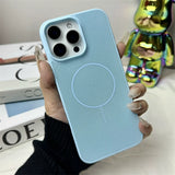 Summer Cooling Hollow-Mesh Magnetic Shockproof Phone Case for iPhone