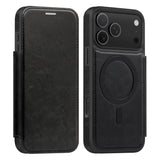 Business Magnetic Flip Leather Shockproof Case for iPhone