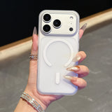 Matte Clear Magnetic Case for iPhone