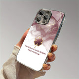 Art Blurred Clover Pattern Electroplated Case for iPhone
