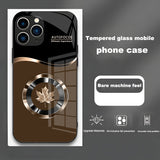 Maple Leaf Wave Pattern Full-Coverage Anti-Drop Phone Case For IPhone