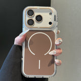 Magnetic Shockproof Case with Lens Film & Lens Holder for iPhone