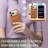 Leather Crossbody Wallet Phone Case for iPhone