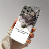 Art Blurred Clover Pattern Electroplated Case for iPhone
