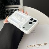 Roman Column Angel Design Hollowed-Out Shockproof Case For IPhone
