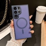 Soft Touch Matte Magnetic Case for Samsung