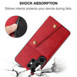 Car Mount Magnetic Shockproof Card Holder Case for Samsung