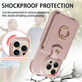 Leather Crossbody Wallet Shockproof Case for iPhone