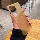 Borderless Matte Magnetic Shockproof Hard Case for Samsung