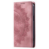 Leather Sunflower Magnetic Wallet Case for iPhone