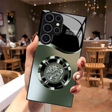 Aperture Dragon Pattern Electroplated Case for Samsung