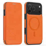 Business Magnetic Flip Leather Shockproof Case for iPhone