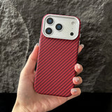 Kevlar Matte Magnetic Shockproof Case for iPhone