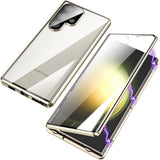 Metal 360° Full HD Anti-Spy Screen Protector Case