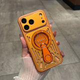 Breathable Cooling Magnetic Kickstand Shockproof Case for iPhone