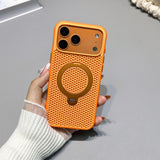 Cooling Magnetic Charging Rotating Stand Case for iPhone