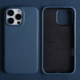 Full-Cover Magnetic Genuine Leather Case for iPhone
