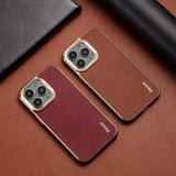 Luxury Real Leather Business Case for iPhone