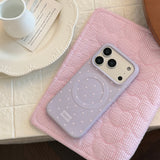 Polka-Dot Magnetic Matte Shockproof Case for iPhone